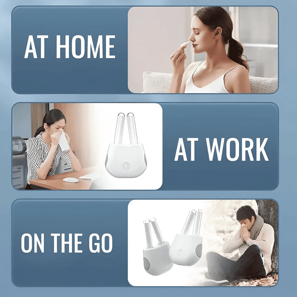 650nm Red Light Nasal Therapy Device for Sinus Congestion - Desfino