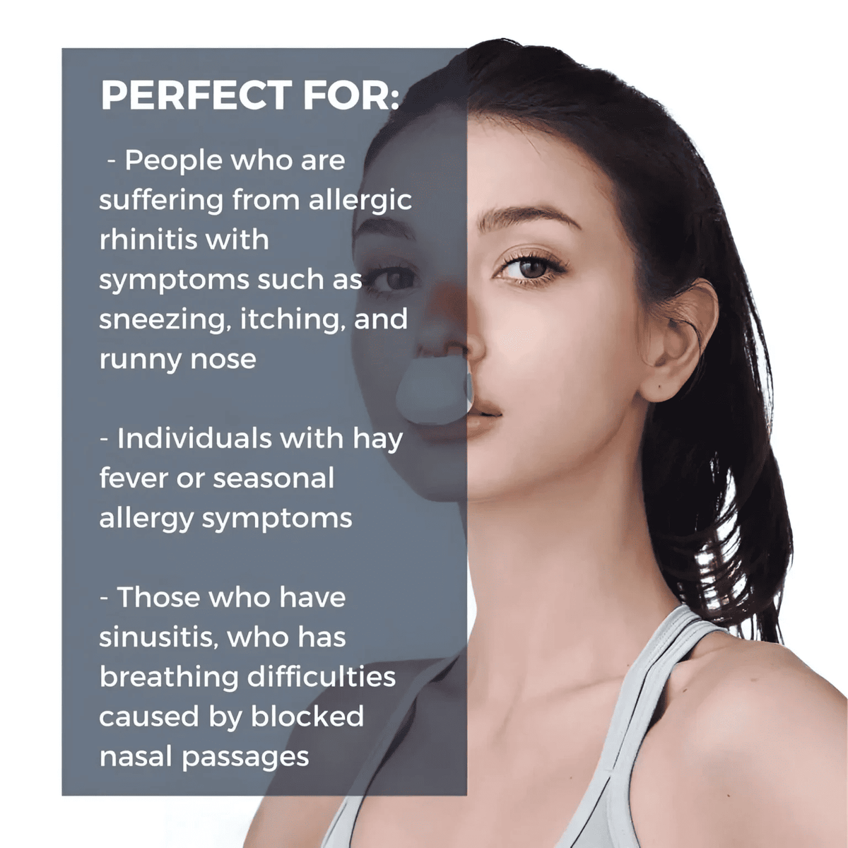 650nm Red Light Nasal Therapy Device for Sinus Congestion - Desfino