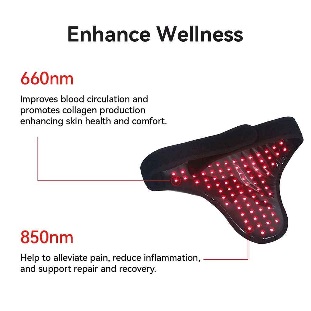Terapia de luz roja íntima para hombres y mujeres — alivio del dolor de 660nm/850nm - Desfino