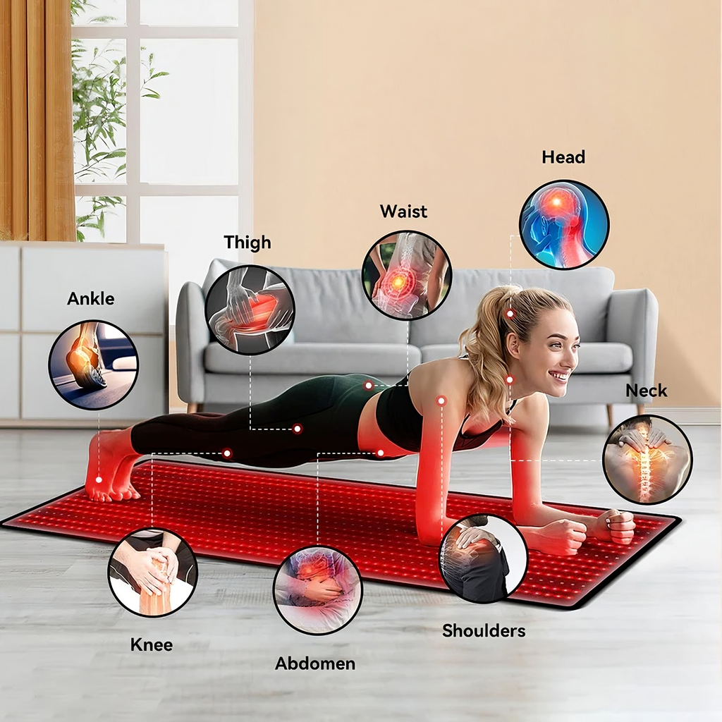 VitaRay Pro Red and Infrared Light Therapy Mat — Remote Included - Desfino