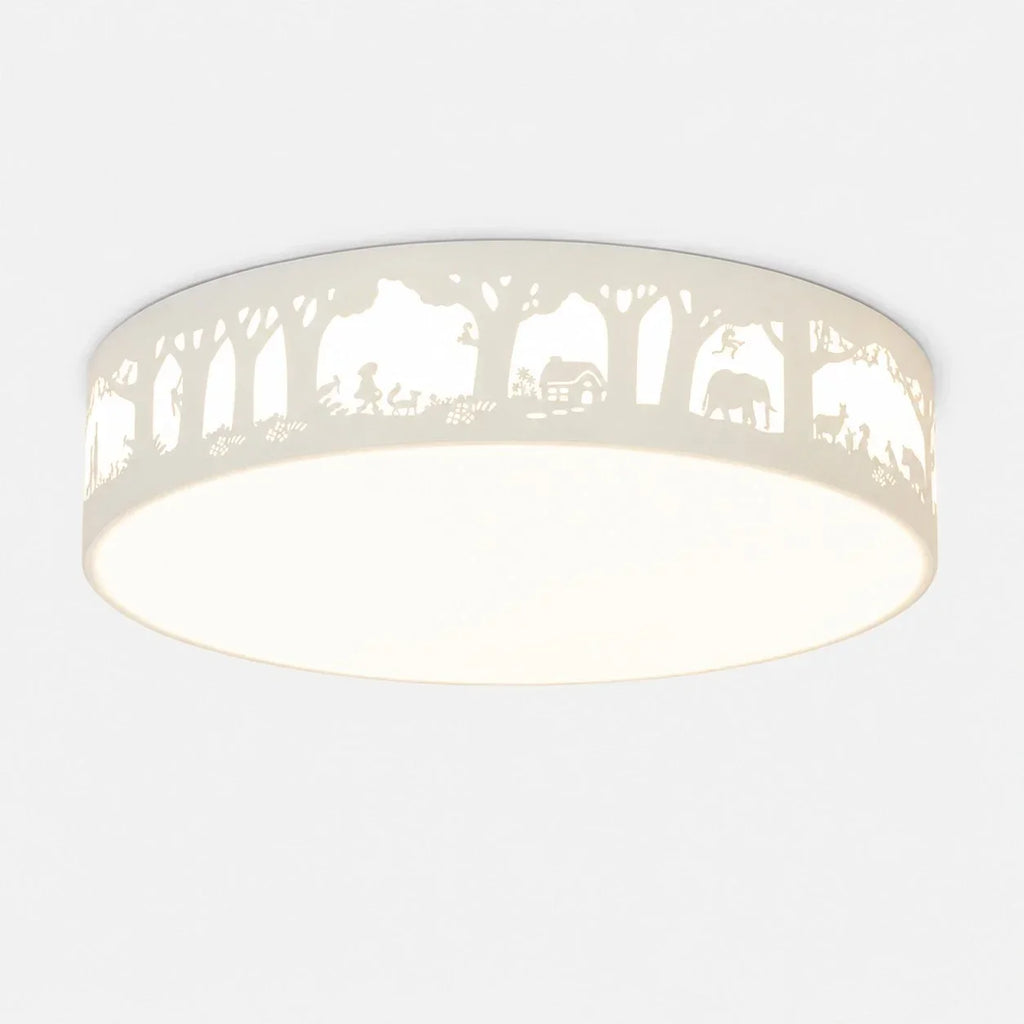 Deckenleuchte mit hohler Silhouette und LED-Vollspektrumlicht – flächenbündiges Design