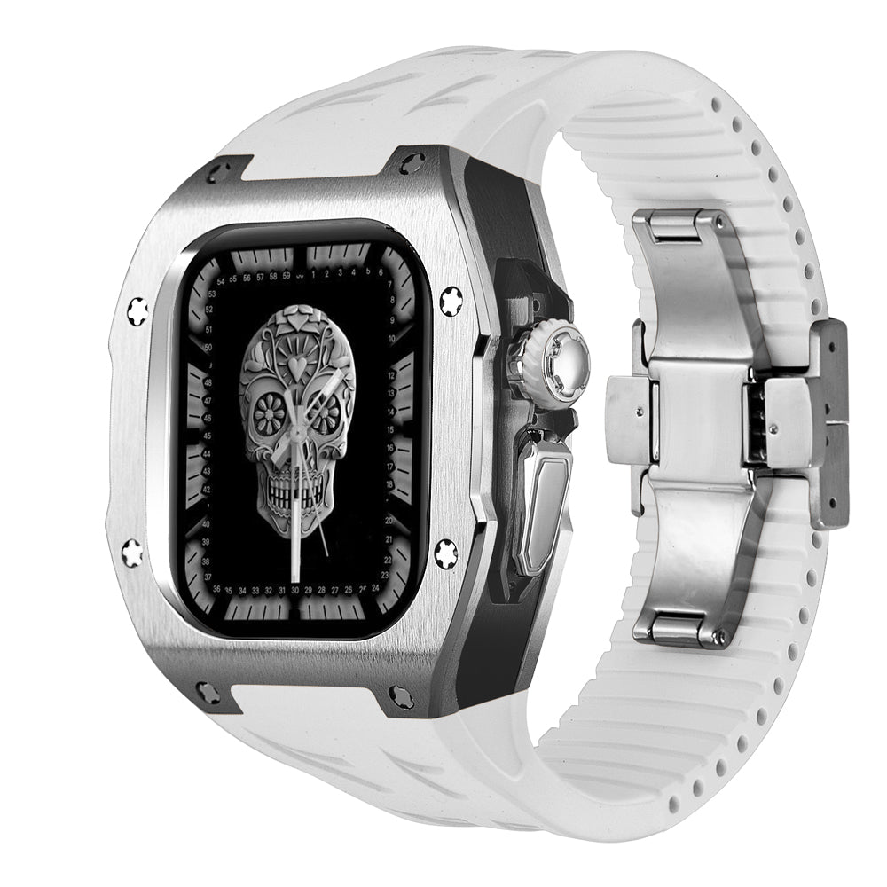 AeroNova AW Ultra Titanium Case & Fluororubber Band — Cut-to-Fit - Desfino