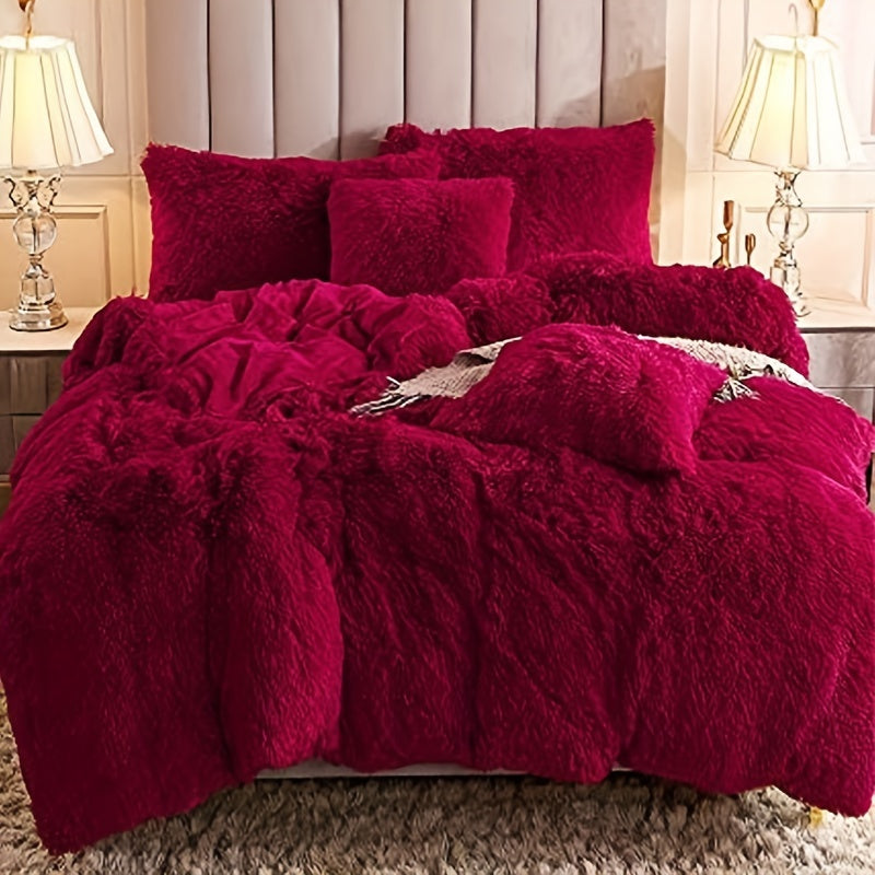 Juego de ropa de cama de felpa Velora de 3 piezas — Comodidad ultrasuave para todas las estaciones - Desfino