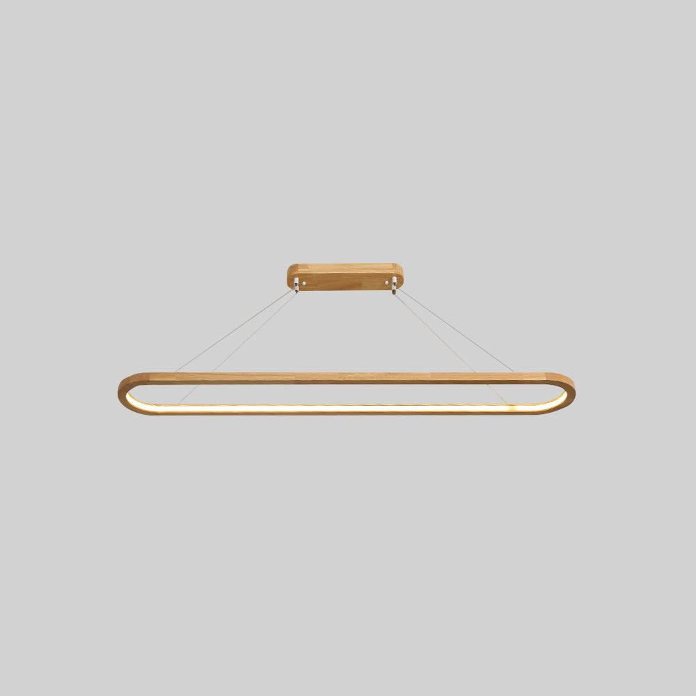 LumaWood LED-pendellampe — moderne metall og tre - Desfino