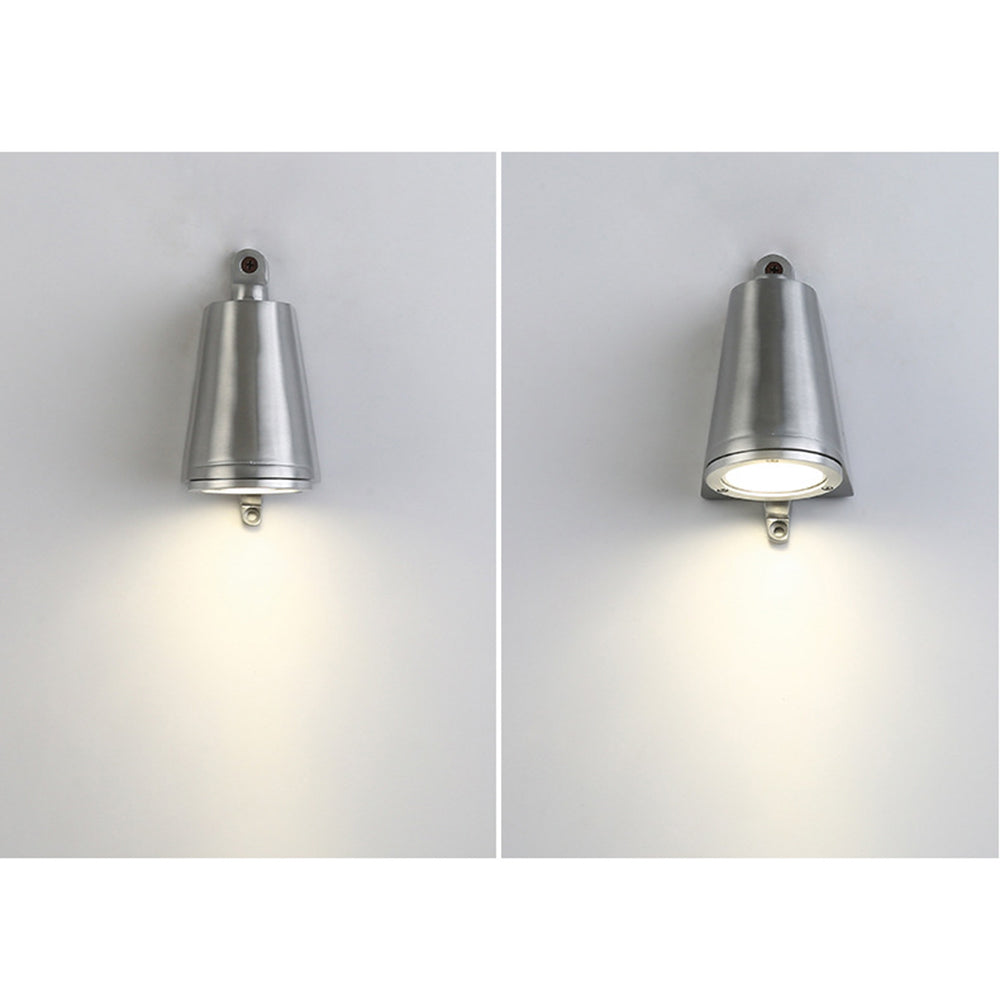 Industrial Metal Bell Wall Light – IP65 Waterproof, 3W Integrated LED, Black, 8.5x7.5x13 cm