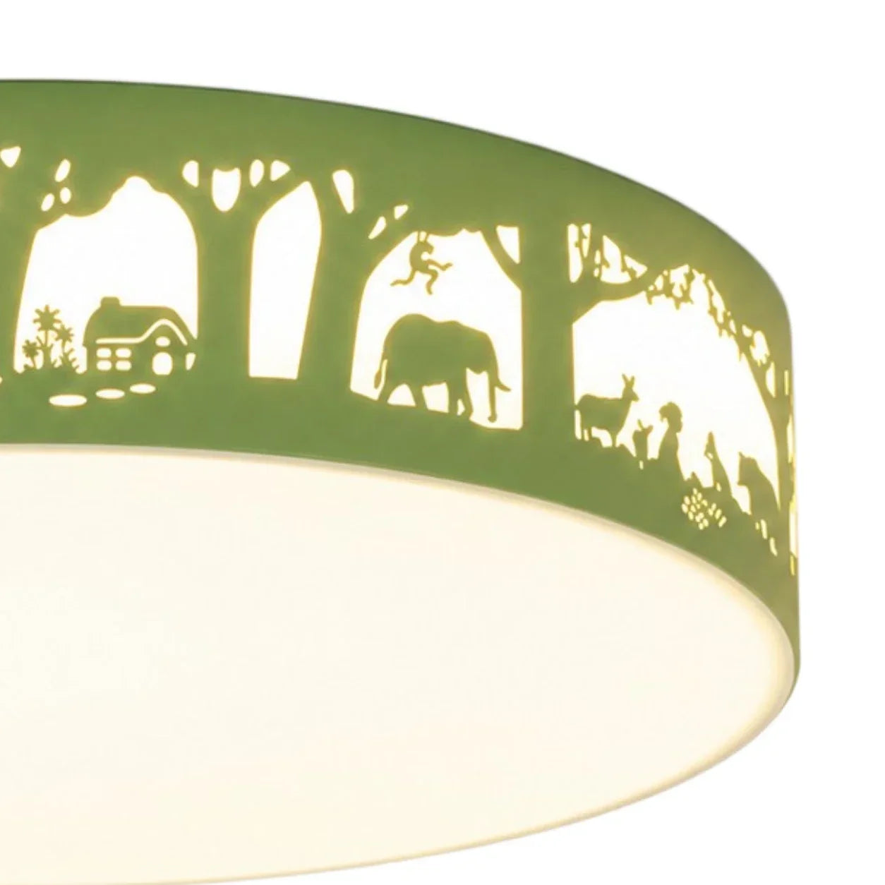 Deckenleuchte mit hohler Silhouette und LED-Vollspektrumlicht – flächenbündiges Design
