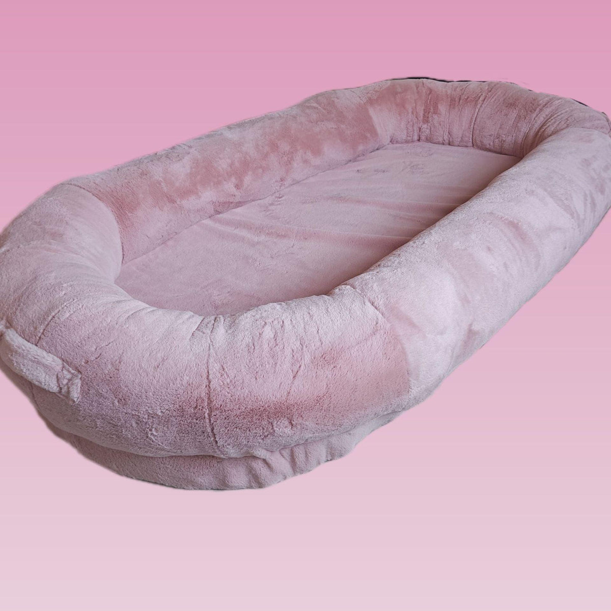 PawMingle Duo Lounge Bed — Shared Dog and Human Snuggle Bed - Desfino