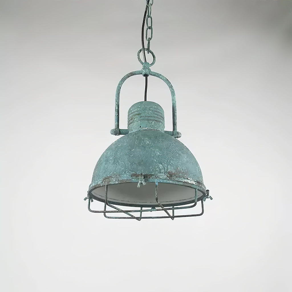 Hopedale Pendant Light — Single Bulb, Domed Shade