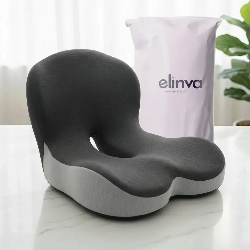 כרית מושב אורטופדית מספוג זיכרון — עיצוב לתמיכה ביציבה - דספינו