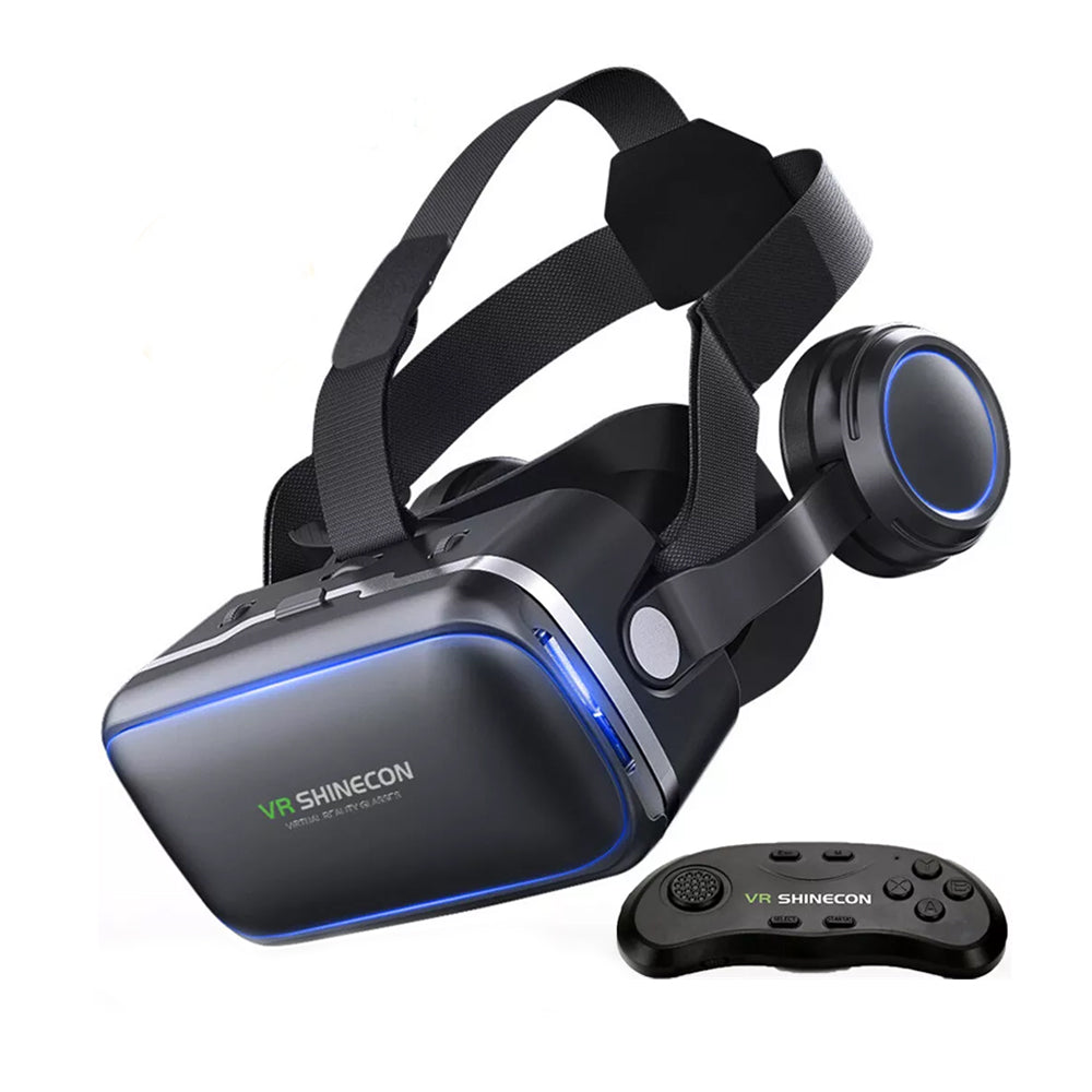 Zestaw słuchawkowy VR VortexView 360° do smartfona — pilot Bluetooth - Desfino