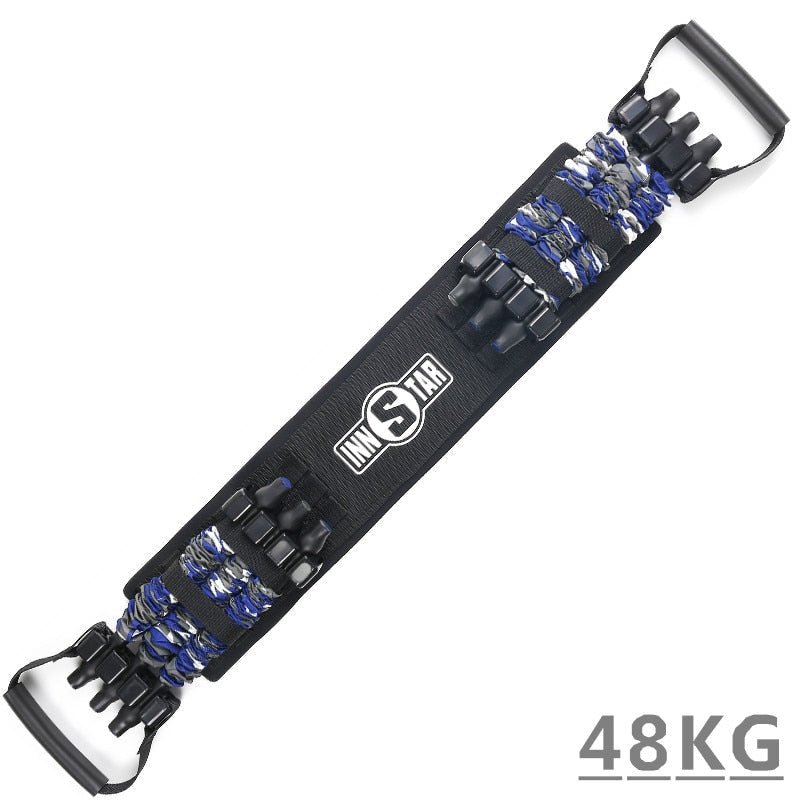 Resistance Band and Bar Set | Adjustable Strength | Portable Home Gym Equipment