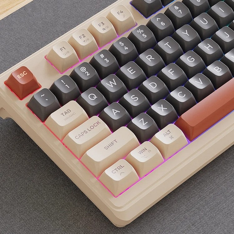 Zephyr tyst mekaniskt Bluetooth-gamingtangentbord med display - Desfino