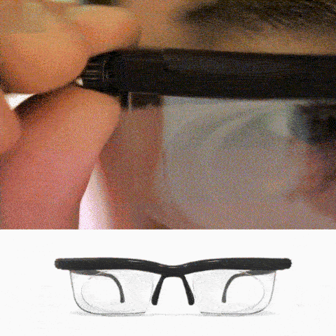VarioSight-Brille mit einstellbarer Stärke — -6.00 bis +3.00 Dioptrien, Unisex - Desfino