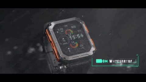 Ceas inteligent robust TerraForge Pro — dispozitiv purtabil rezistent pentru muncă în condiții extreme | Desfino