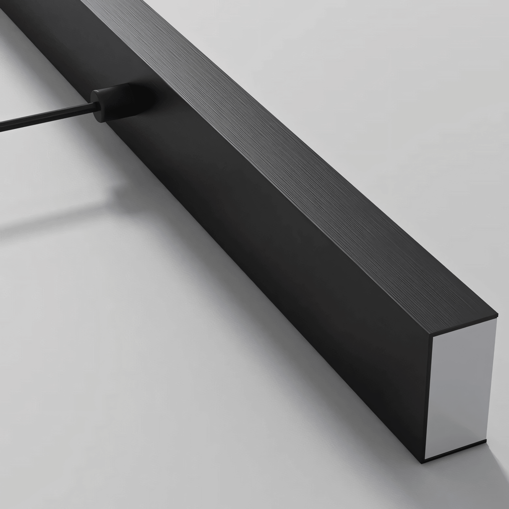 Marceau moderne lysekrone med lysbjælke — aflangt omgivende lys - Desfino