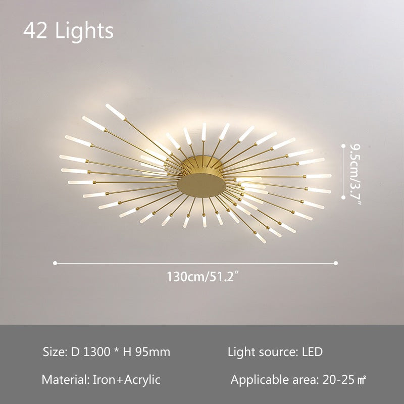 Fireworks Swirl Ceiling Light for Living Room | Desfino