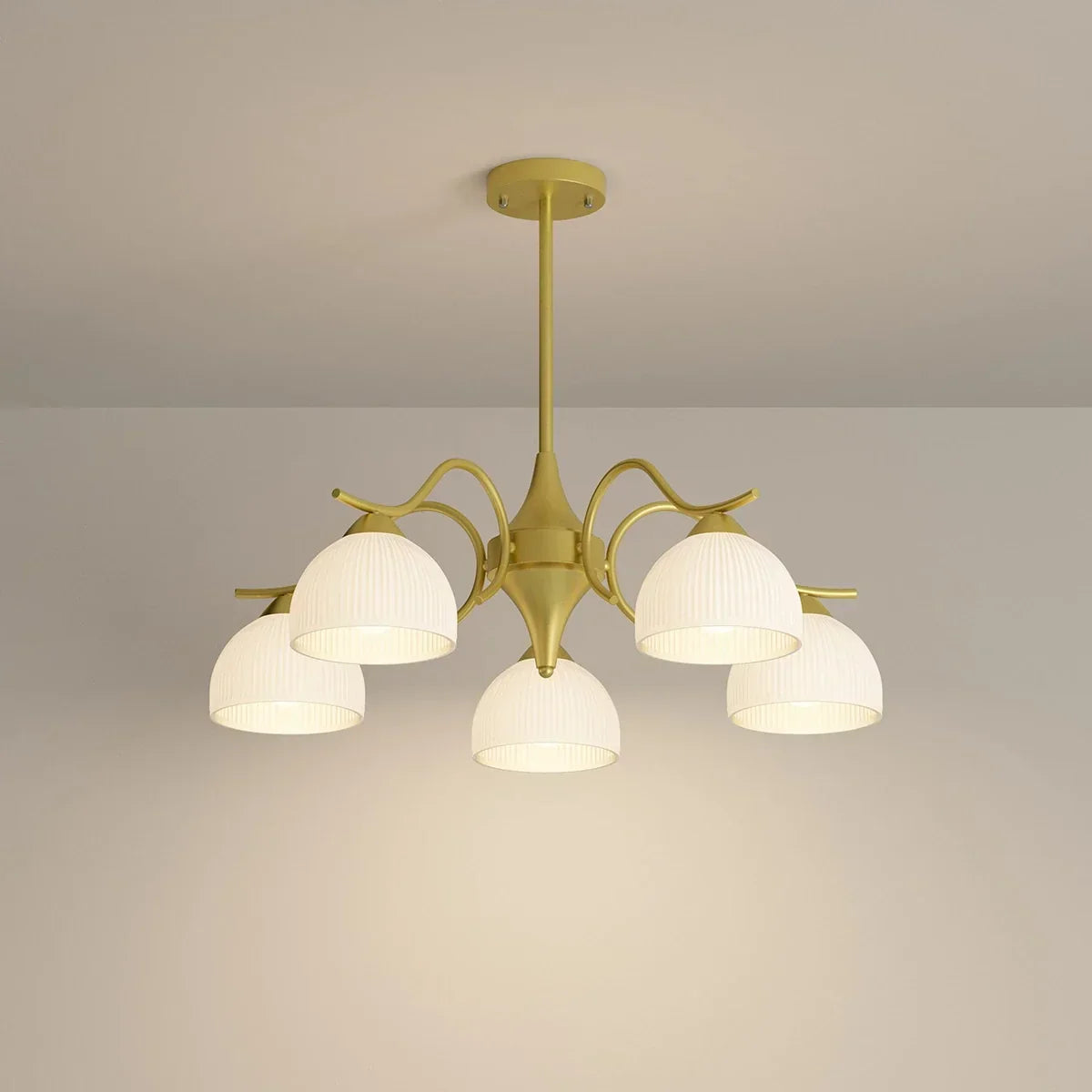 French Pastoral Living Room Chandelier | Desfino