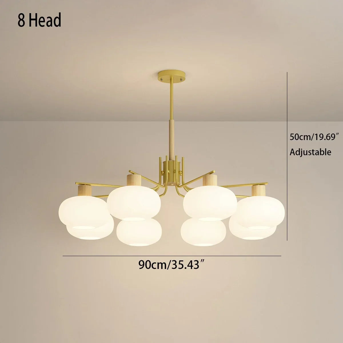 Pastoral American Retro Flower Chandelier | Desfino