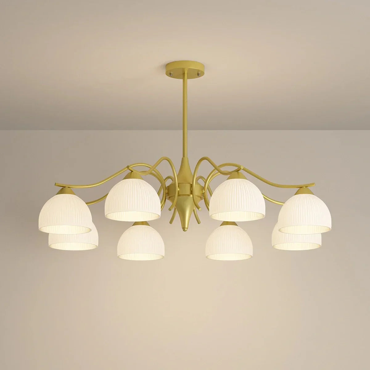 French Pastoral Living Room Chandelier | Desfino