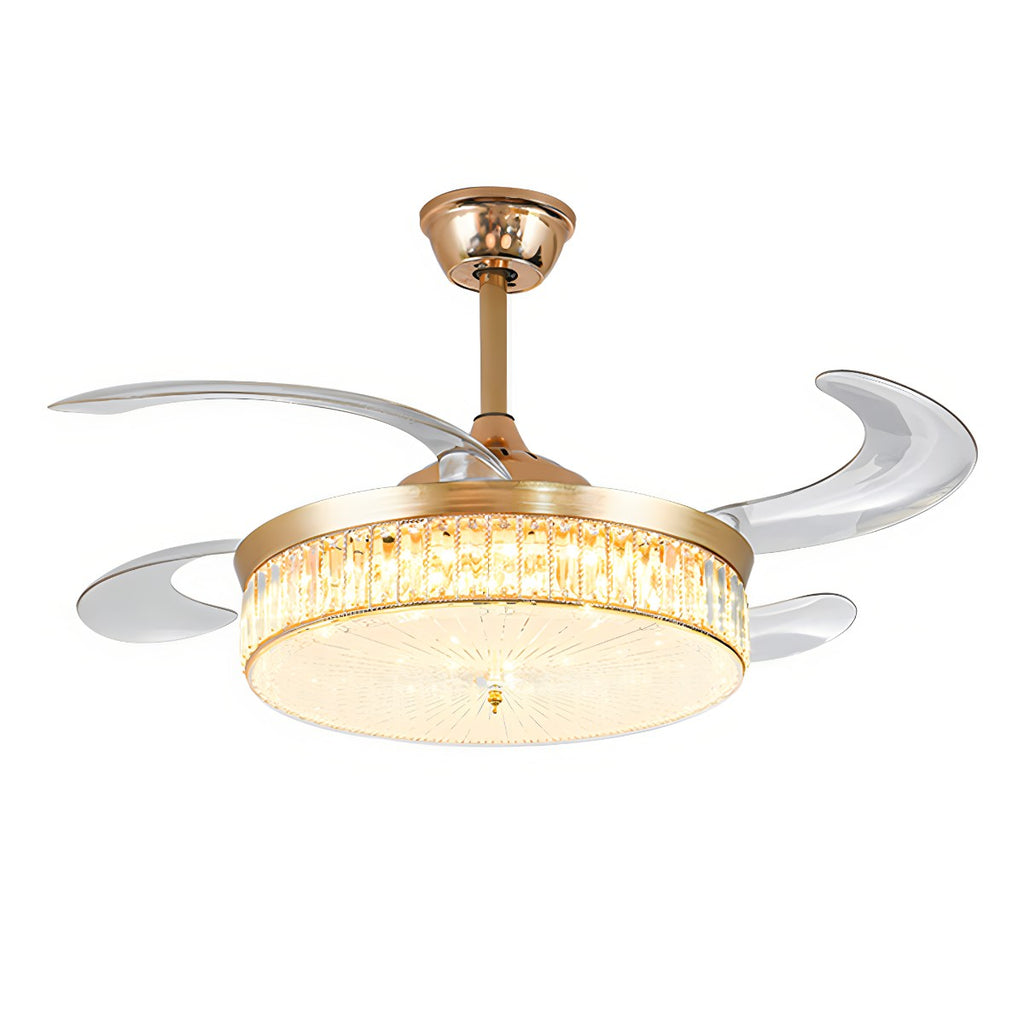 Remote Hugger Ceiling Fan Light | Desfino