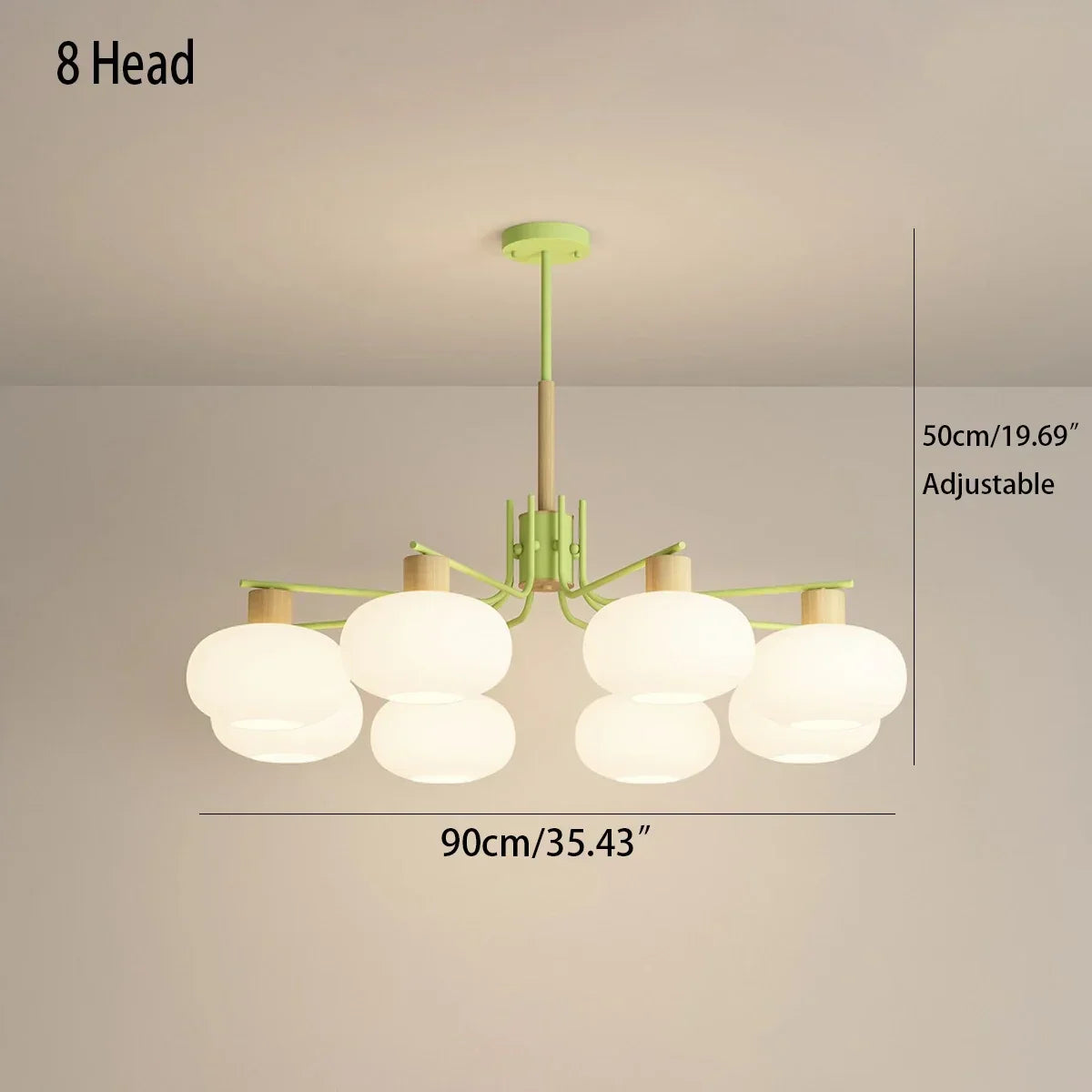 Pastoral American Retro Flower Chandelier | Desfino