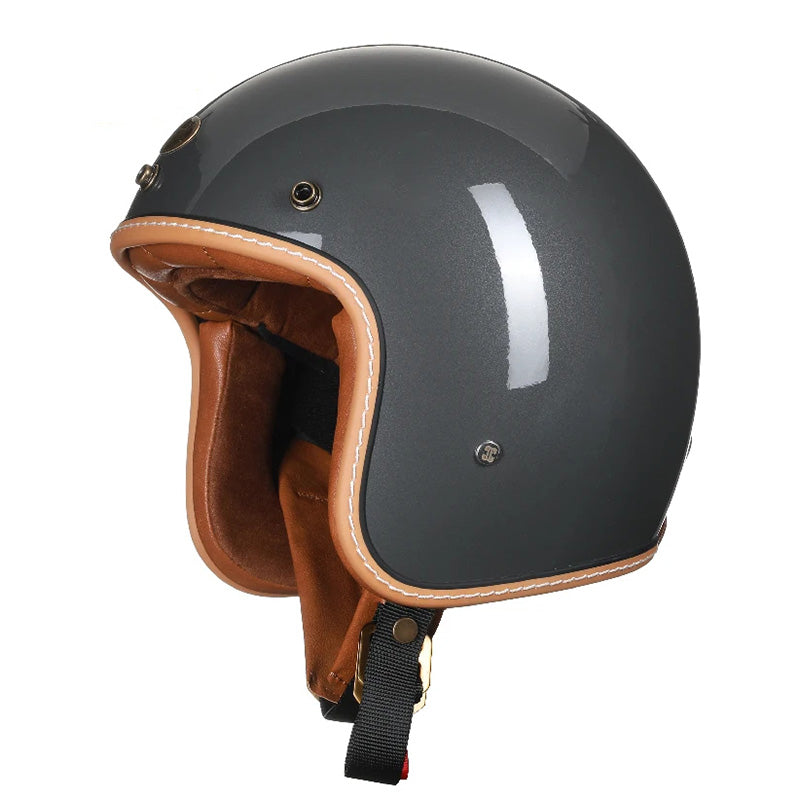 Casco da moto rétro a profilo ribassato — Stile rétro certificato DOT & ECE - Desfino