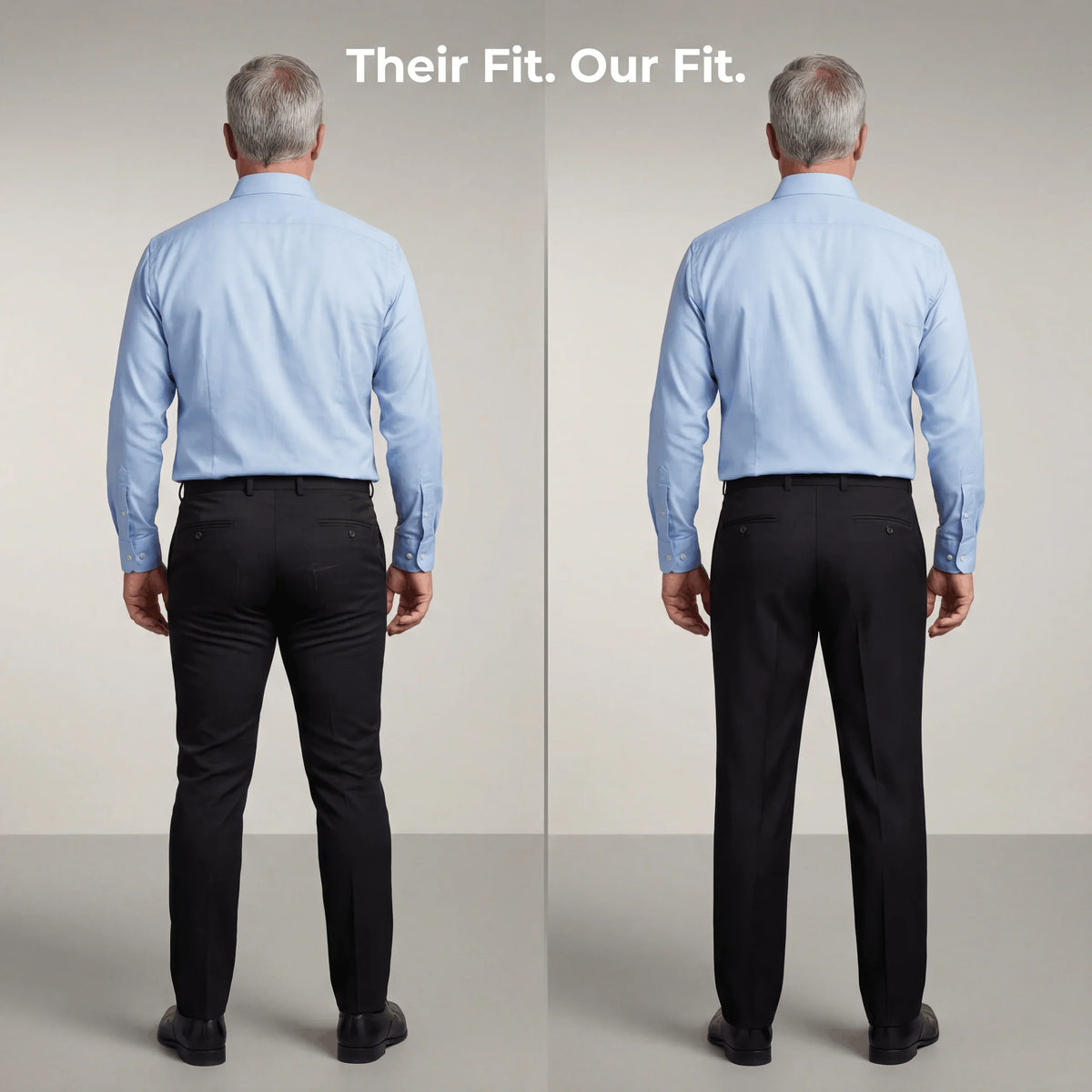 FormaFlex Precision Trousers — Wrinkle-Resistant 4-Way Stretch Dress Pants