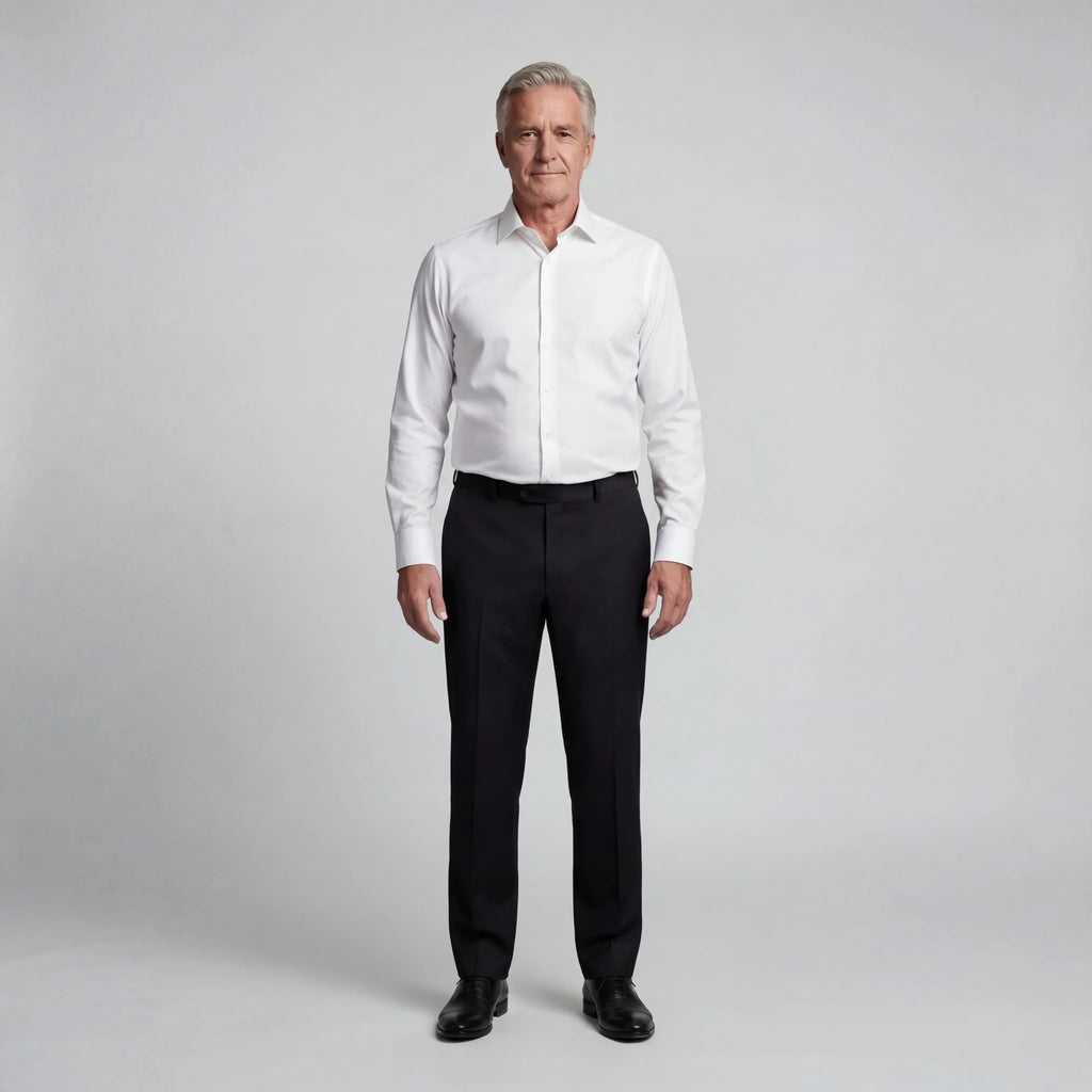 FormaFlex Precision Trousers — Wrinkle-Resistant 4-Way Stretch Dress Pants