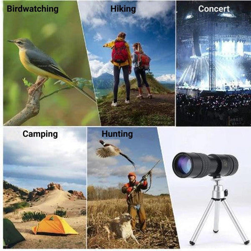 Monocular impermeabil Kirrea 10x pentru observarea păsărilor și drumeții - Desfino