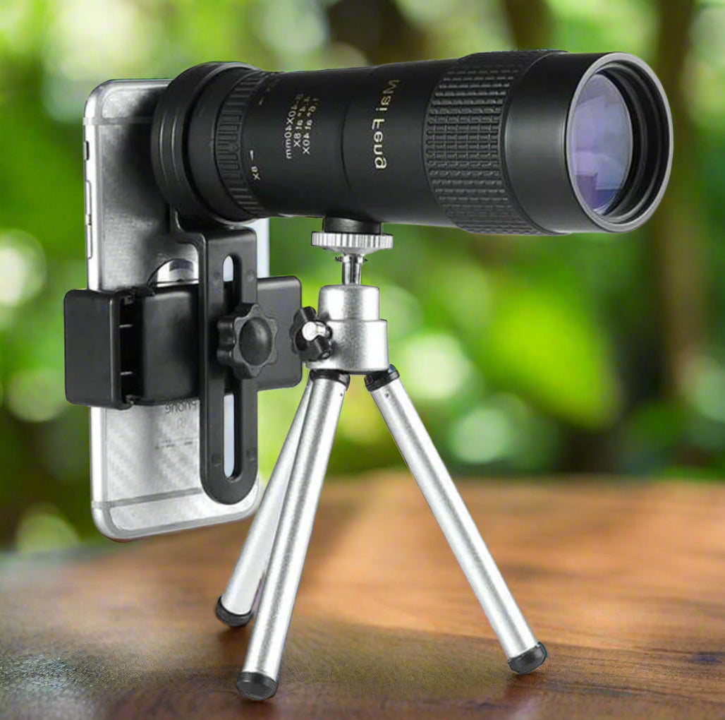 Monocular impermeabil Kirrea 10x pentru observarea păsărilor și drumeții - Desfino