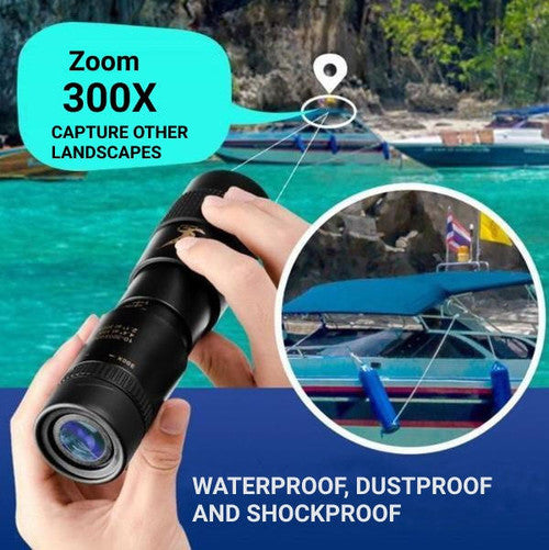 Monocular impermeabil Kirrea 10x pentru observarea păsărilor și drumeții - Desfino