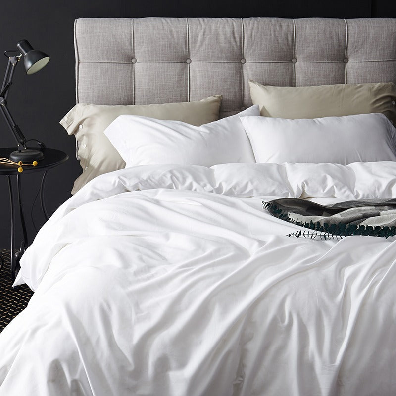 Velora 600-Thread-Count 100% Egyptian Cotton Bedding Set — Silky Finish - Desfino