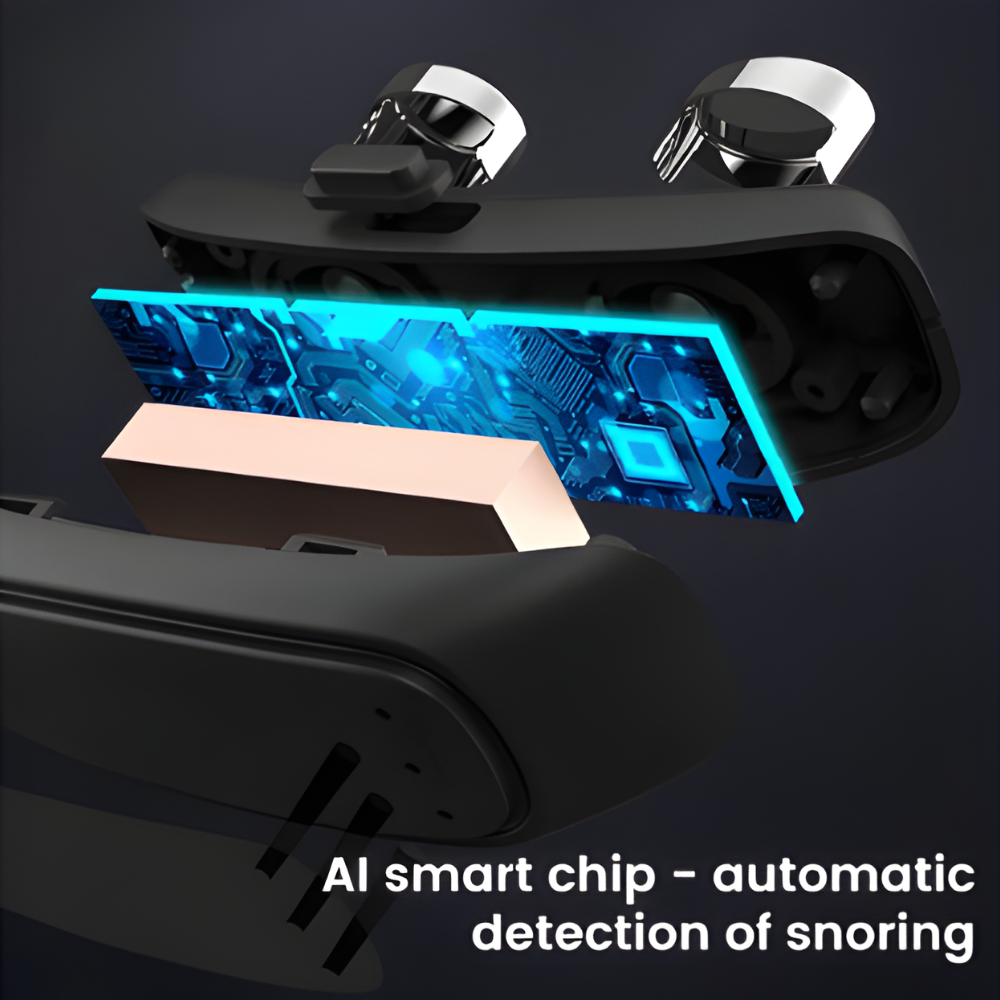 Appareil intelligent anti-ronflement EMS - détection automatique des ronflements - Desfino