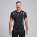 Men's Ionic Compression Short-Sleeve T-Shirt — Contour Shaping, Low-Profile Fit