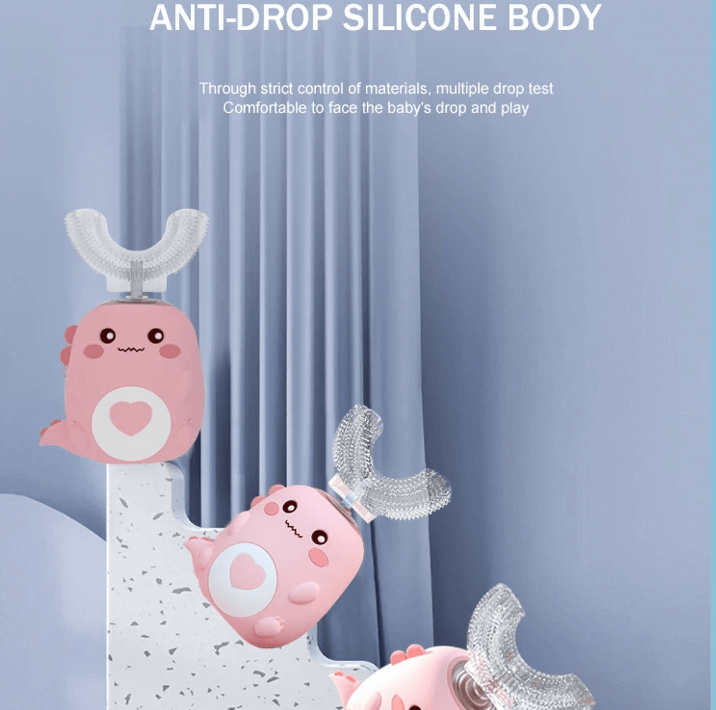 LittlePure U-Shaped Infant Electric Toothbrush — Battery-Powered - Desfino