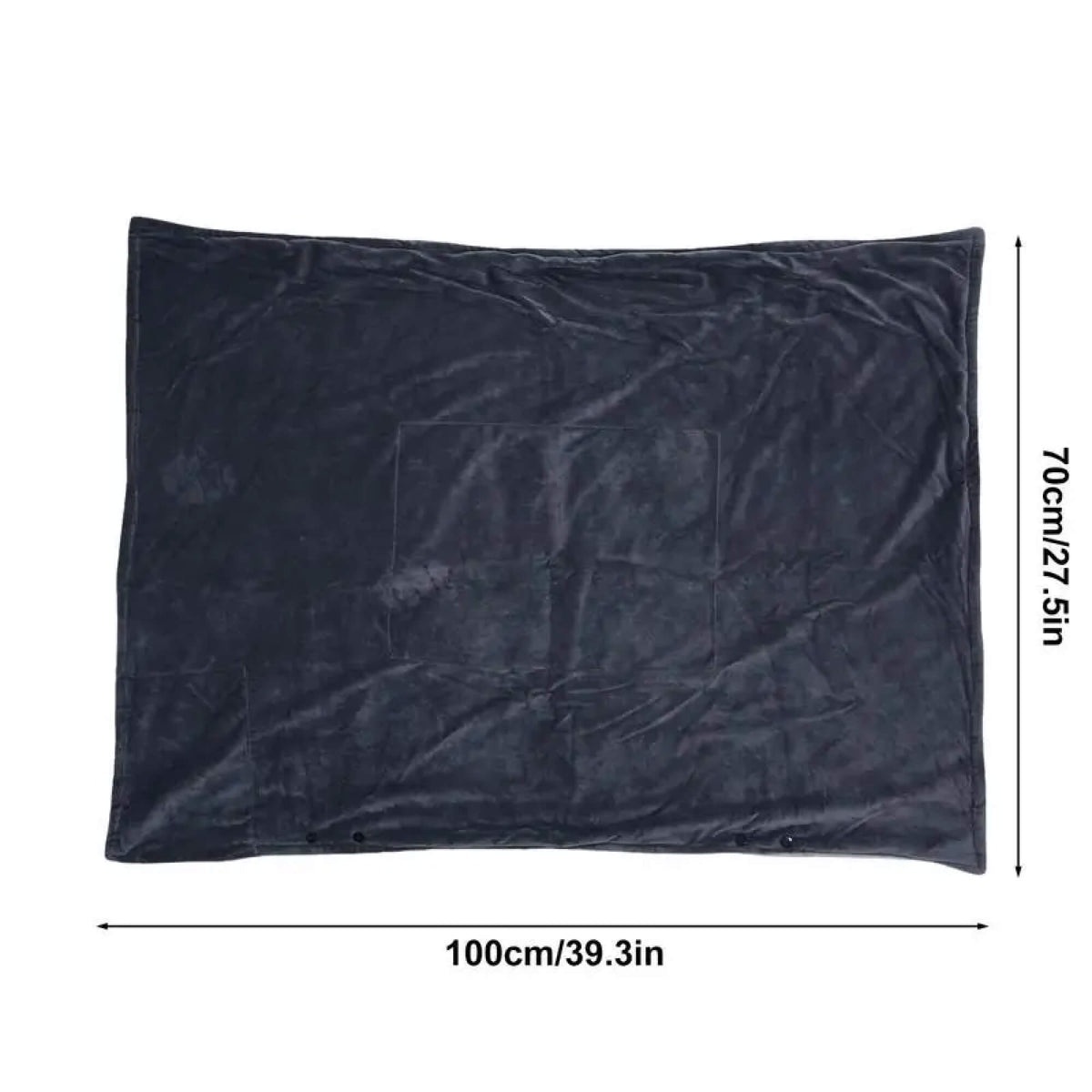 ThermaWear-akkulämmitteinen fleeceponchopeitto — 3 lämpöasetusta, USB-yhteensopiva - Desfino