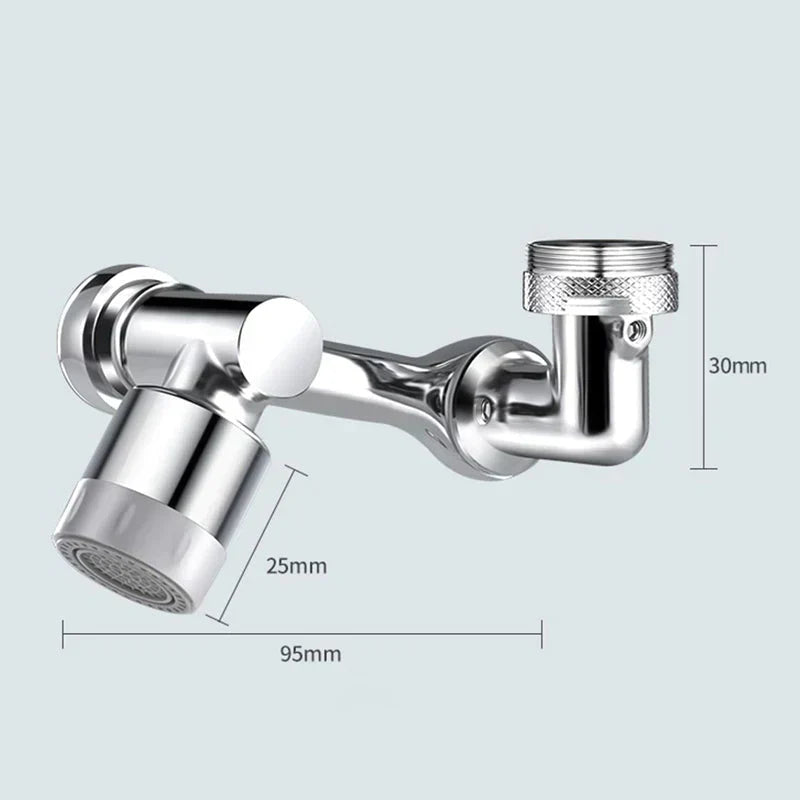 AquaFlex 1080° kääntyvä hanalisäosa — säädettävä veden virtaus - Desfino