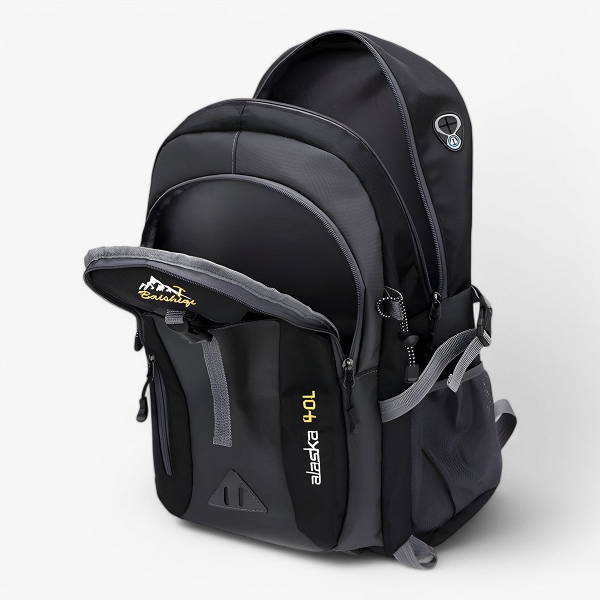 Wanderrucksack mit hoher Belastbarkeit — Wasserdichte Außenhülle, ergonomische Passform