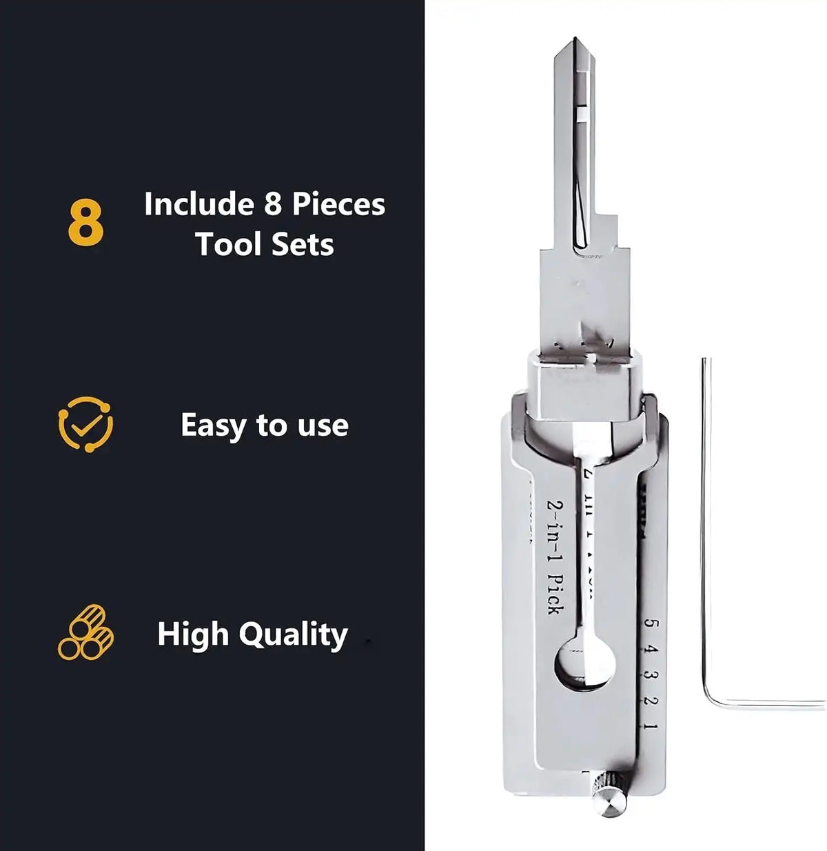 QuorraKey Pro Kit — pokročilá sada nástrojů pro zámečníky - Desfino