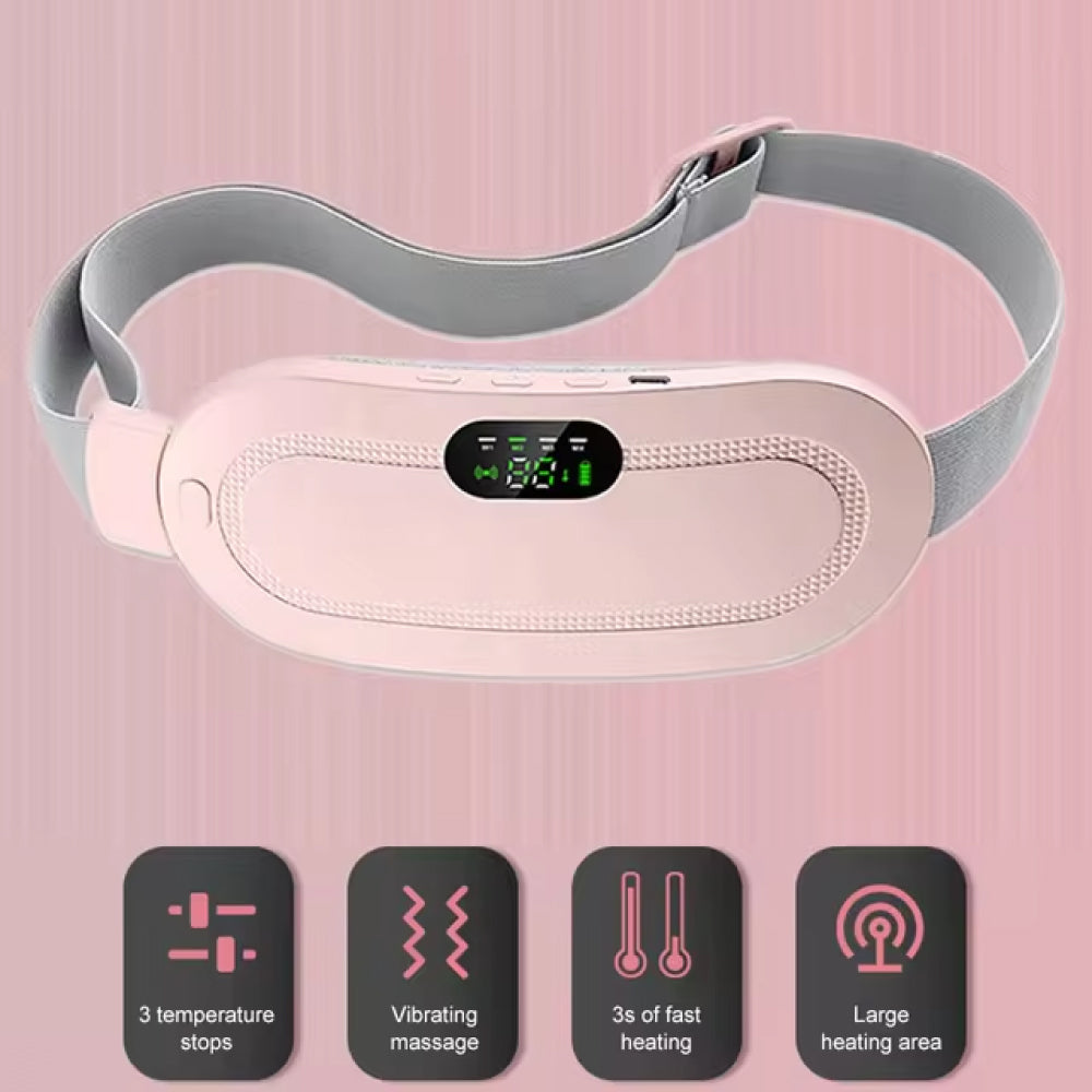 Lunara Dispozitiv pentru ameliorarea crampelor menstruale — Căldură și masaj wireless | Desfino