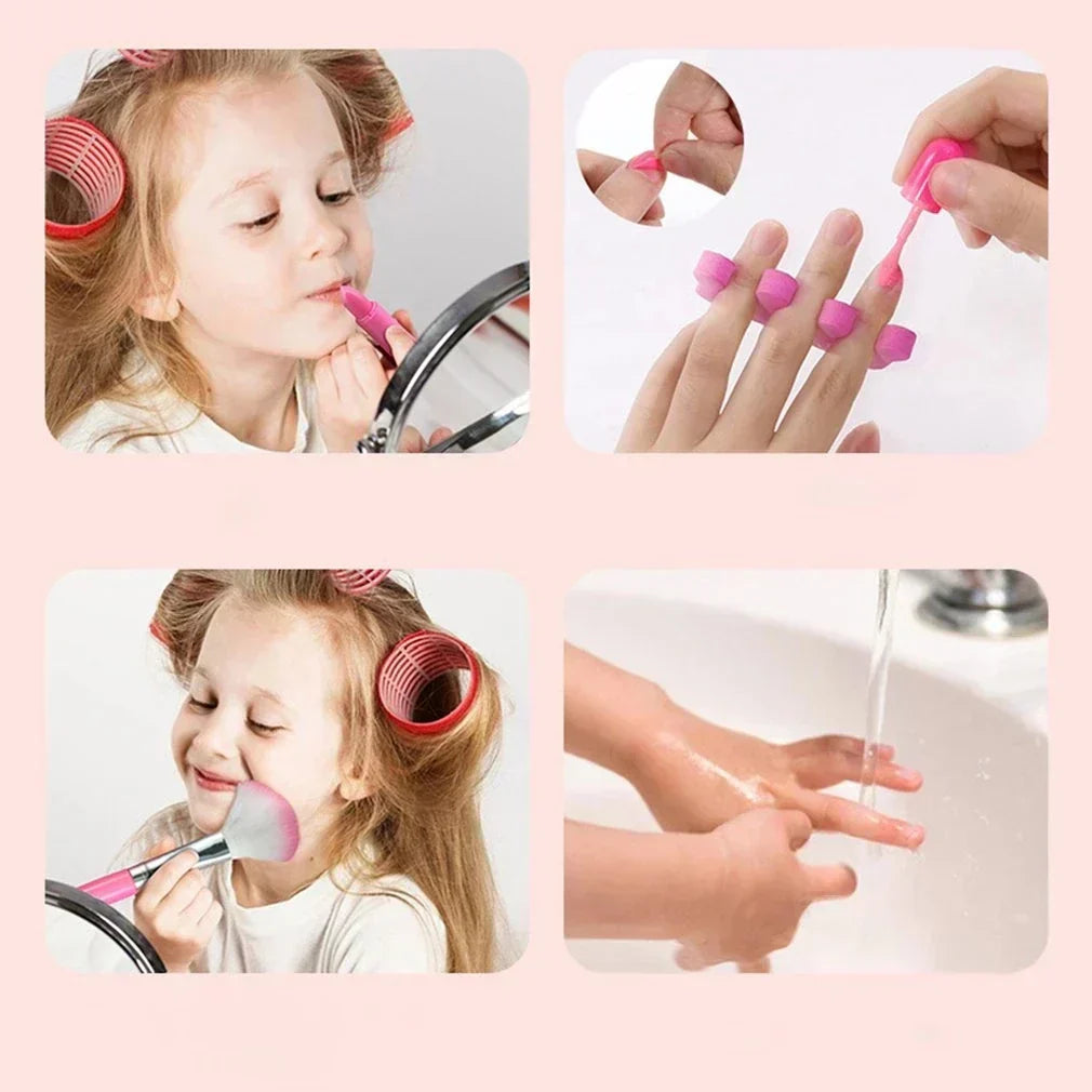 CrownKiss prinsessminkset för barn — säkert kreativt lekset | Desfino