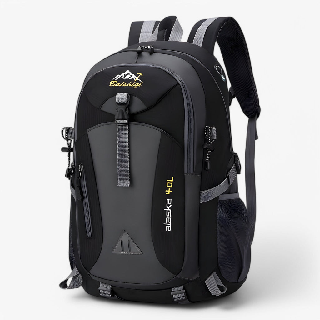 Wanderrucksack mit hoher Belastbarkeit — Wasserdichte Außenhülle, ergonomische Passform