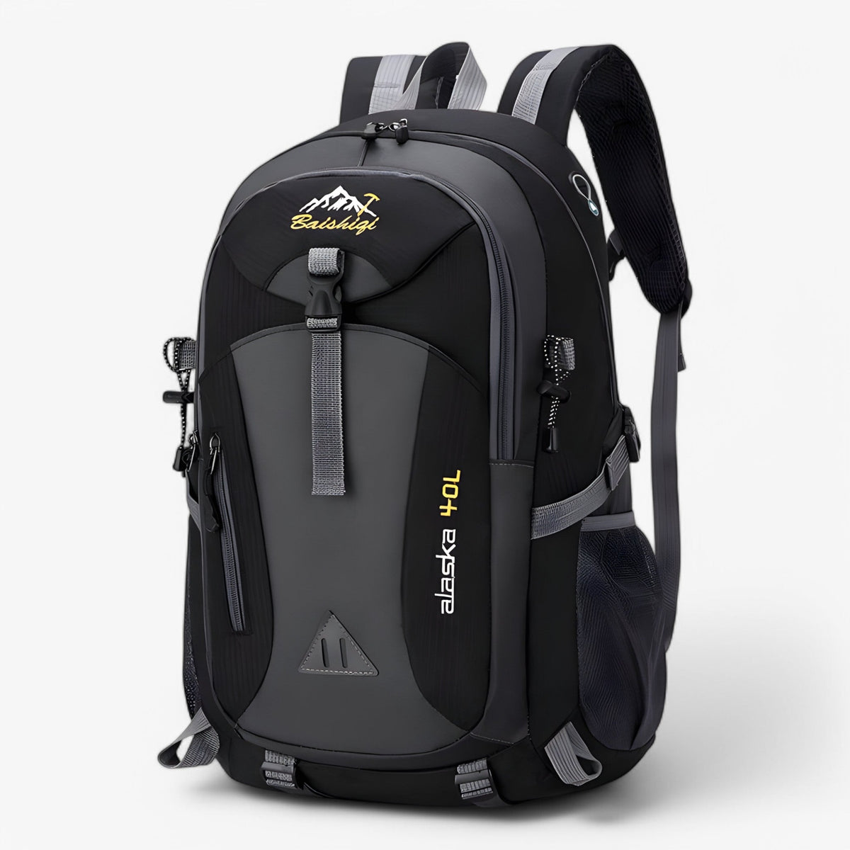 Wanderrucksack mit hoher Belastbarkeit — Wasserdichte Außenhülle, ergonomische Passform