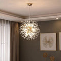 Asterra Crystal Dandelion Pendant Ceiling Light — Adjustable LED Strip - Desfino