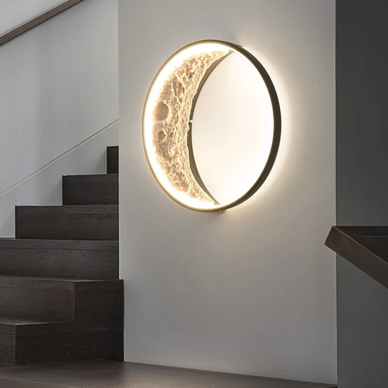 Candeeiro de Parede Crescente — Candeeiro Lunar Circular Ajustável - Desfino