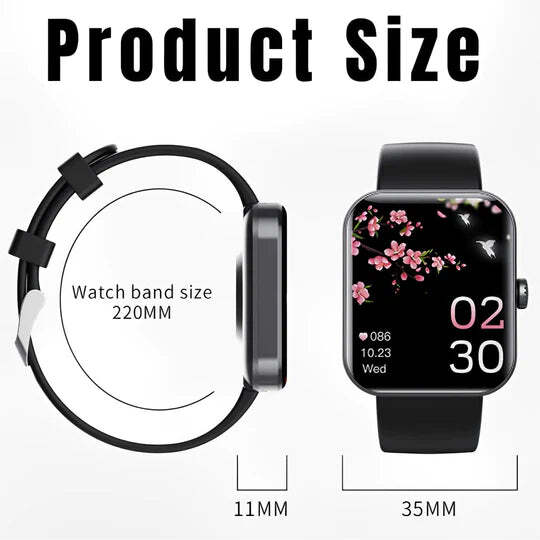 Smartwatch VitaPulse — Glucosio, frequenza cardiaca, sonno e allenamento con monitoraggio non invasivo - Desfino