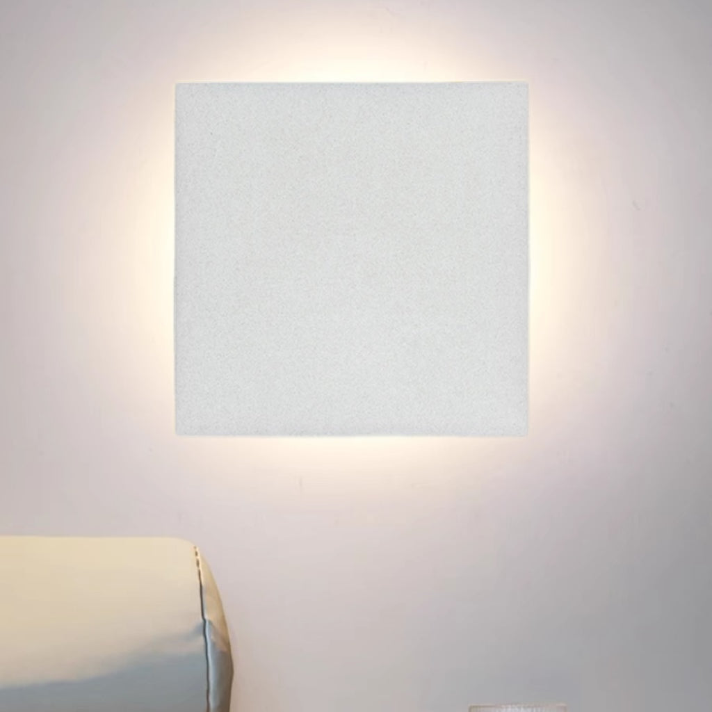 AeroLume Applique murale d’extérieur LED ronde, noire et blanche - Desfino