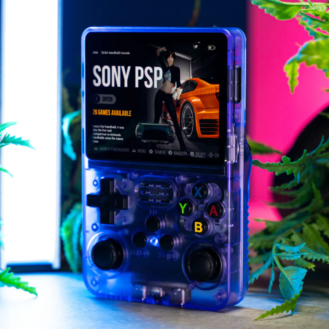 RetroPlay ポータブルゲームコンソール — 60,000以上のクラシックゲーム、HDMIテレビ出力 - Desfino