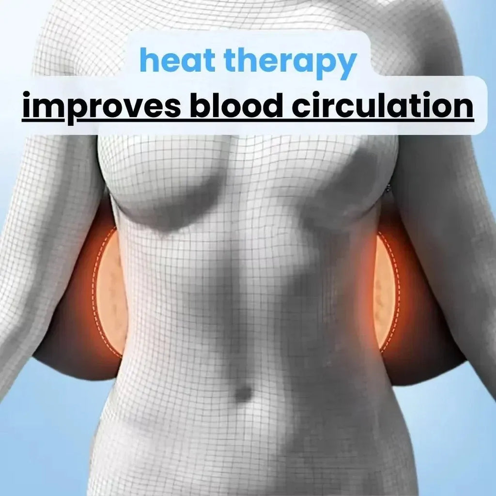Masajeador de espalda con calor LuminaBack 3 en 1 — Vibración, descompresión - Desfino