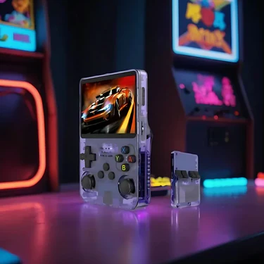 RetroPlay ポータブルゲームコンソール — 60,000以上のクラシックゲーム、HDMIテレビ出力 - Desfino